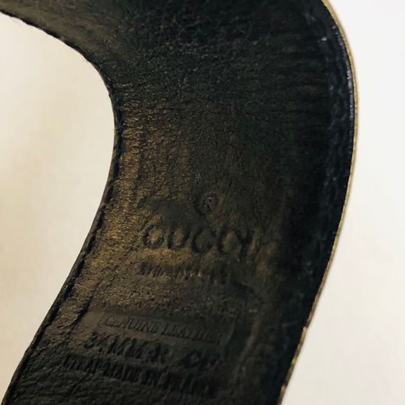 authentic GUCCI Leather Cuff BRACELET watch - Picture 6 of 8